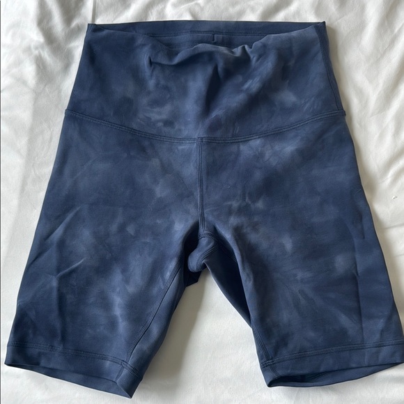 lululemon athletica Pants - Lululemon Athletica Blue Bike Shorts High-Waisted